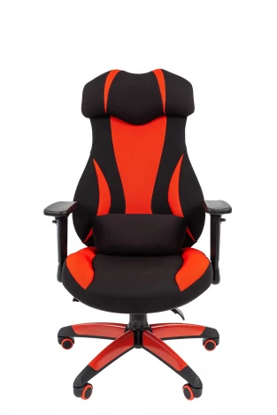 Офисное кресло Chairman game 14 Россия ткань черн./красн.