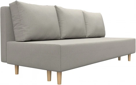 Диван прямой Лига-033 (Бежевый/Рогожка) Лига Диванов арт.124709