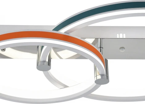 Потолочный светильник (14022/2C White) Indigo Attuale V000116L (регулировка яркости, LED, 220V, пульт управления, кольцо)