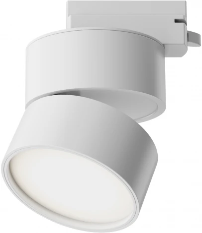 Трековый светильник однофазный 220V 12W Maytoni Onda TR007-1-12W4K-W-1 (LED, круглые)