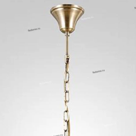 Подвесная люстра Eurosvet Marcella 60042/5 античная бронза