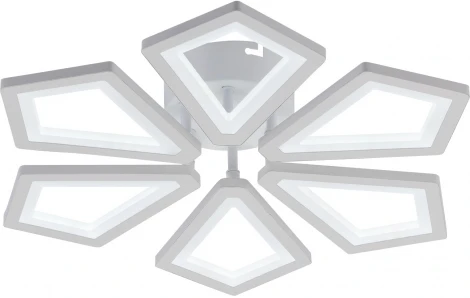 Потолочная люстра Escada Sails 10284/6LED 65Вт, металл/акрил, белый