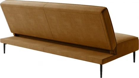 Este диван-кровать трехместный, прямой, без подлокотников, велюр коричневый Velutto 23 Top Concept арт.22309