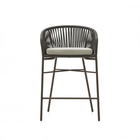 Стул Yanet из зеленой веревки, высота 65 см La Forma (ex Julia Grup) арт.098025