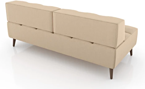 Диван Arsko Нельсон бежевый велюр