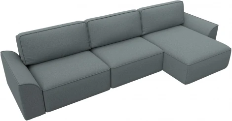 Диван угловой Лига-048 НПБ лонг Лига Диванов (Рогожка) арт.128486