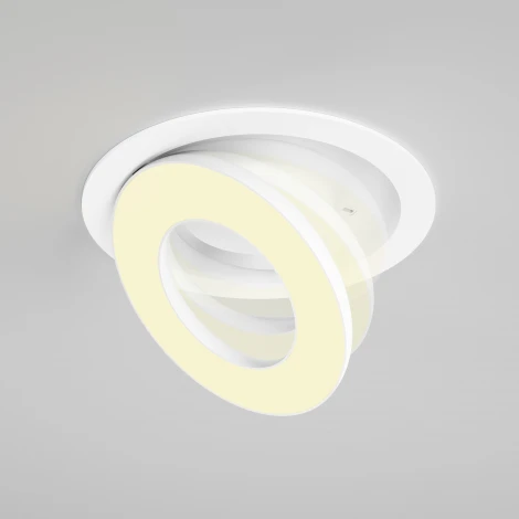 Встраиваемый светильник Maytoni Vector DL102-12W2.7K-W (LED, 220V, круглые)