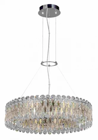 Подвесной светильник Crystal Lux Lirica SP10 D610 CHROME/GOLD-TRANSPARENT