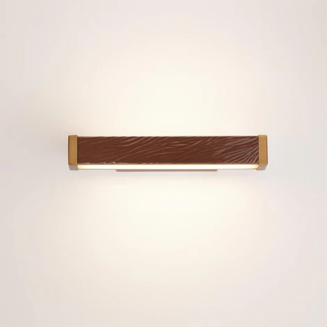 Настенный светильник светодиодный Odeon Light Riviera 5450/10WLB коричневый/античная бронза/металл/керамика/акрил LED x 10W 2000К/3000K/4000K/переключ