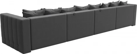 Диван П-образный Лига-052 НПБ Лонг Лига Диванов (Замша) арт.128860