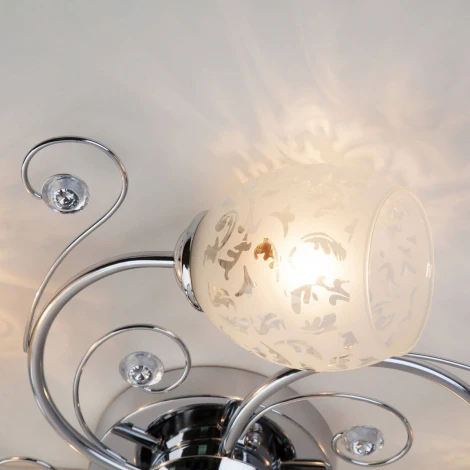 Потолочная люстра Eurosvet Roksana 9677/5 хром