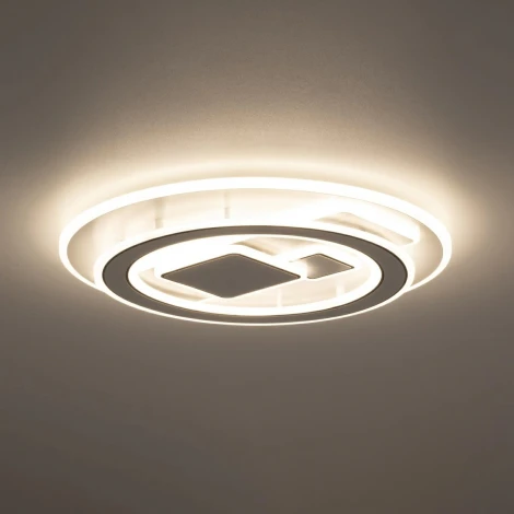 Потолочная люстра светодиодная с пультом Citilux Costa CL741020 (регулировка яркости, 220V, круглые)