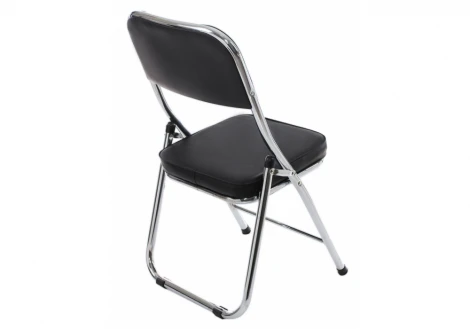 Обеденный стул на металлокаркасе Woodville Chair раскладной черный 11070