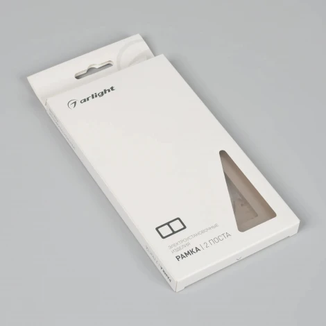 Рамка пластиковая FRM-PERIO-PL-2-GD (Arlight) 049753