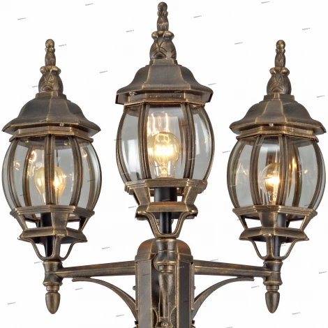 Наземный фонарь Arte Lamp Atlanta A1047PA-3BN