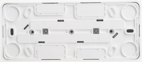 Розетка накладная тройная без заземления (белый) Systeme Electric Etude PA16-009B