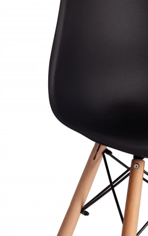 Стул барный Cindy Bar Chair (mod. 80-1) / 1 шт. в упаковке (Дерево бук,Металл,Пластик /Черный)