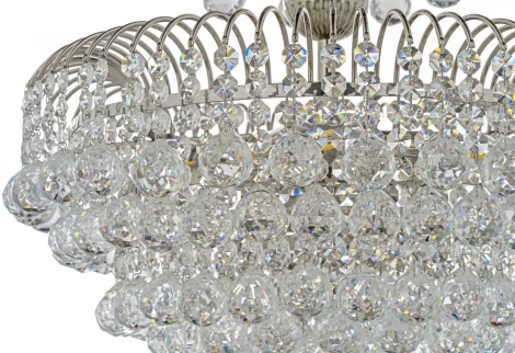 Подвесная люстра Arti Lampadari Pompei E 1.5.40.100 N (220V, хрусталь, на цепи)