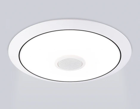 Потолочный светильник круглый светодиодный с пультом (Bluetooth-динамик, Ночной режим, С таймером) Ambrella Orbital FZ710