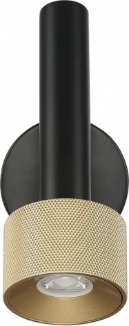 Спот iLedex Delta 2360-1 BK+BR (220V, круглые)