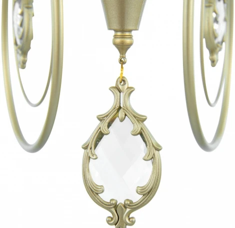 Подвесная люстра Arte Milano AM349920 349920/8 CG (220V, подвески, на цепи, подсвечник, свеча)