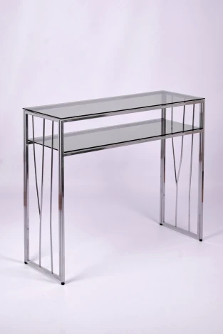 Консольный стол AllConsoles 1121-CS grey серебряный