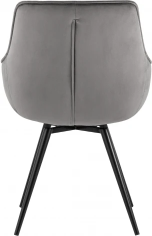 Стул вращающийся Сеул велюр темно-серый УТ000035941