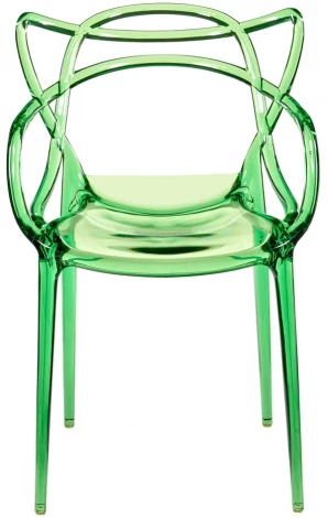 Стул Masters прозрачный зелёный Bradex Home FR 0865