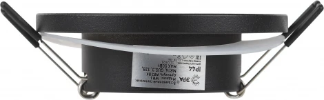 Встраиваемый точечный светильник ЭРА WR3 BK (12V, круглые, IP44)