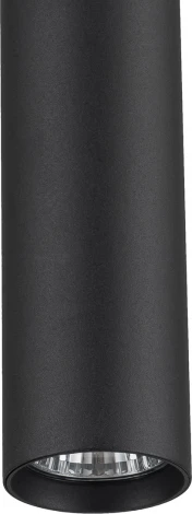 Трековый светильник однофазный Escada 20001 20001TRP/01 SBK 1x50Вт GU10, металл, черный матовый (220V, круглые)