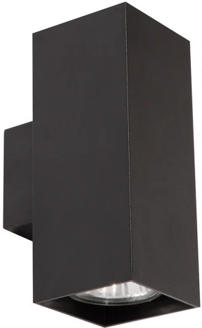 Настенный светильник Feron ML1740 QUAD 48427 35W, 2*GU10, чёрный IP20 (220V)