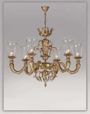 Подвесная люстра Bejorama Venus 2719/6 (220V, на цепи, подсвечник, свеча)