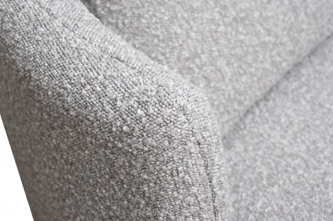 Кресло Верона(Verona) вращающееся, букле серый Orso-SER/бронза 70*77*80см Garda Decor