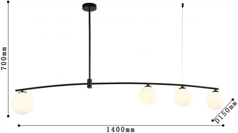 Потолочная люстра на штанге Favourite Equilibrium 4038-4P