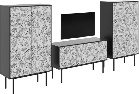 Композиция Boho Color 3 ОГОГО (арт.599570), (ЛДСП/Черный)