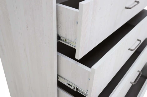 Комод Ивару ВИРТОН-31, Винтерберг / Белый