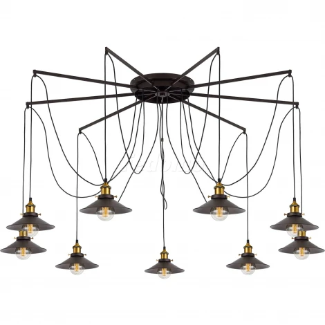 Подвесной светильник Citilux Эдисон CL451291 (220V, на проводе, паук)