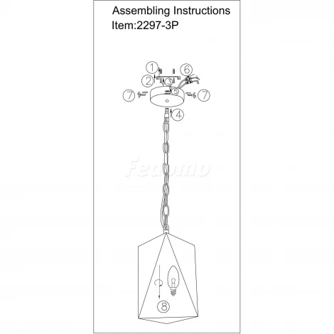 Подвесной светильник Favourite Ternary 2297-3P