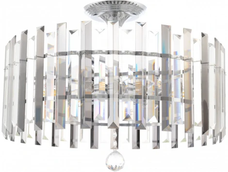 Потолочная люстра хрустальная на штанге Arte Milano Sorrento-1409 371409/6/100/470 CR (220V)