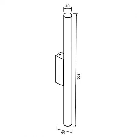 Настенный светильник светодиодный IP44 Mantra Antiga 9255