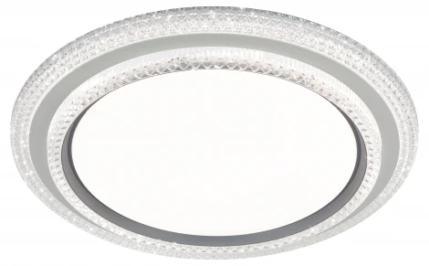 Потолочный светильник светодиодный с пультом с регулировкой цветовой температуры ЭРА SPB-6 Sunny 86W-3K-6,5K-RC WH+GR