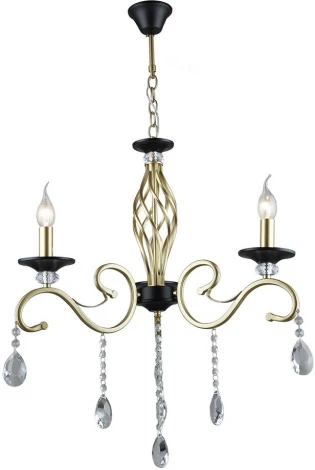 Подвесная люстра Wedo Light Elek WD3596/3H-GD-BK-CL