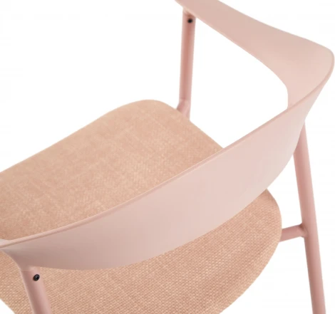 Стул Eila с подушкой пластик розовый Stool Group арт.УТ000039780