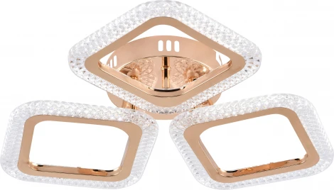 Потолочная люстра светодиодная на штанге с пультом регулировкой цветовой температуры и яркости Rivoli Dorinata 6179-701 (220V)