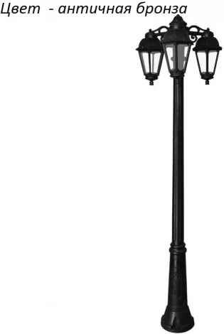 Наземный фонарь Fumagalli Saba K22.157.S30.BXF1RDN (220V, IP44)