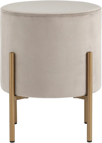 Пуф Кейси велюр серо-бежевый УТ000035904