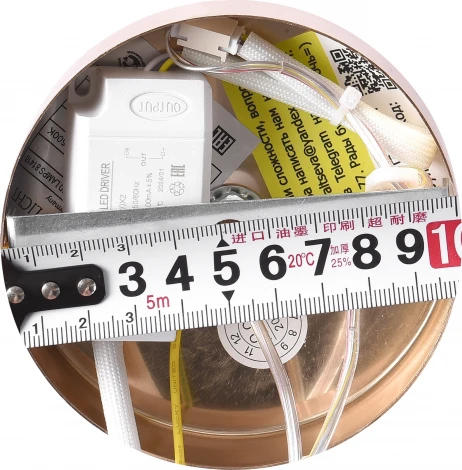 Подвесной светодиодный светильник Natali Kovaltseva LED LAMPS 81416 14W, золото, LED