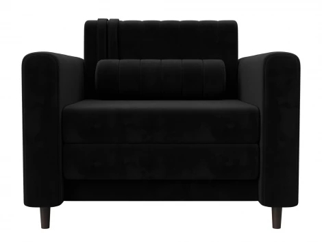 Кресло Лига-070 (ЛДСП,Брус,Фанера/Дерево/Велюр/Черный) Лига Диванов 132561