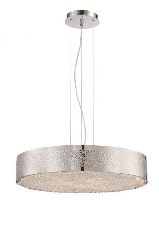 Подвесная люстра Lucia Tucci Fabian 1552.9 nickel (220V, на тросе, кольцо)