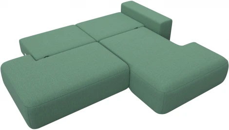 Диван угловой Лига-036 НПБ Модерн правый угол Лига Диванов (Рогожка) арт.124699